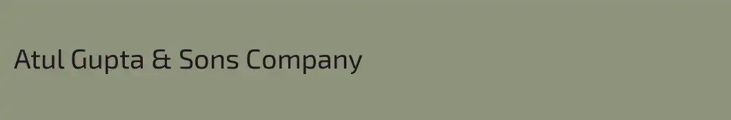 Atul Gupta & Sons Company